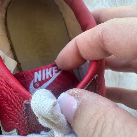 Nike Red Sneakers with White Details - Picture 7 of 7